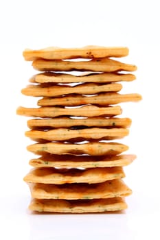 Vegetable salty crackers