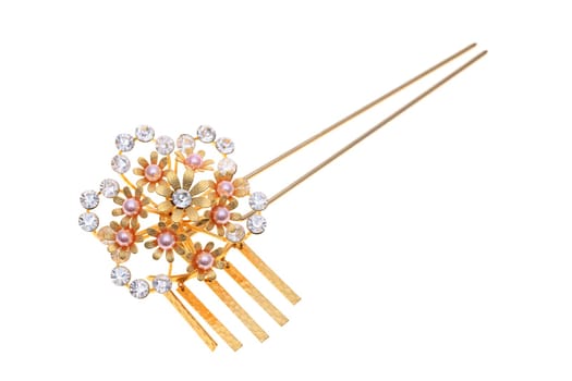 beautiful gold hairpin