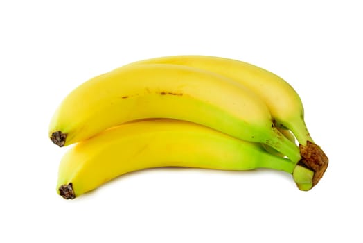 bananas on a white background