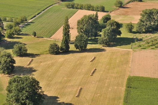 Rural landscape in Dordogne