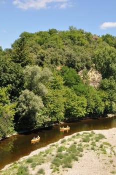Dordogne river