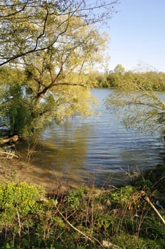 Banks of the Seine at Elbeuf in Normandy