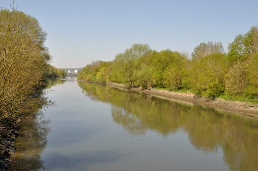 Banks of the Seine at Elbeuf in Normandy