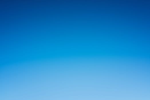 Landscape of a beautiful blue sky on a summer afternoon. Unspoiled nature.