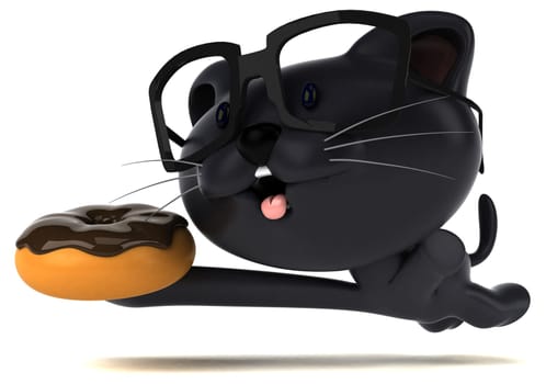 Fun cat - 3D Illustration