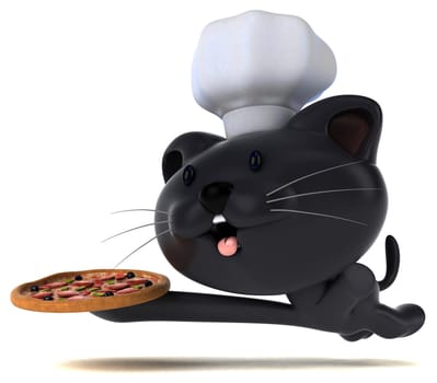 Fun cat - 3D Illustration