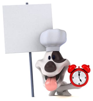 Fun dog - 3D Illustration