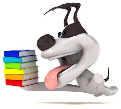 Fun dog - 3D Illustration