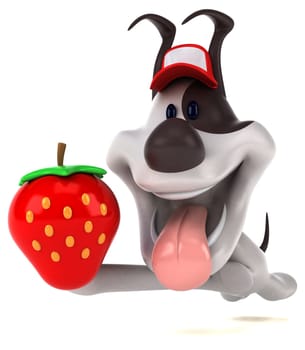 Fun dog - 3D Illustration