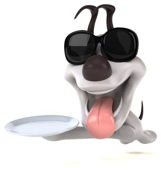Fun dog - 3D Illustration