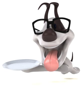 Fun dog - 3D Illustration