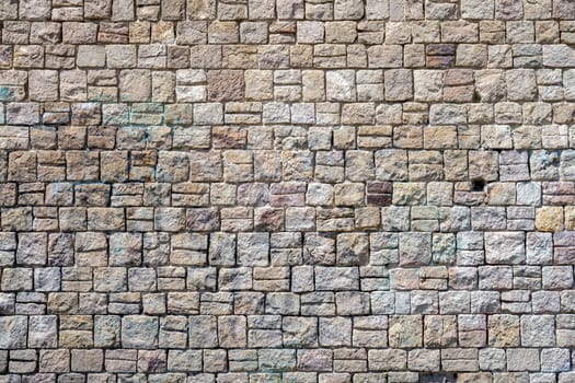 Background from a beautiful natural old stone wall