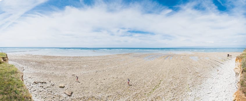 Pointe de Chassiron at low tide on the Ile d'Oléron in France