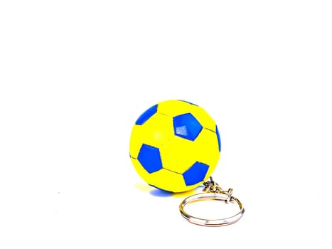 Soccer ball on a white background. Sport. Championship. Europe. World. Background image. Place for text.