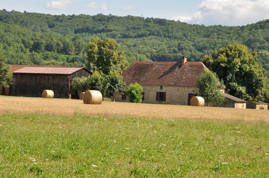 Rural landscape in Dordogne