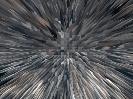 Illustration of abstract sharp shards in dark colors. Background image. Abstract illustration. Place for your text. Template. Poster.