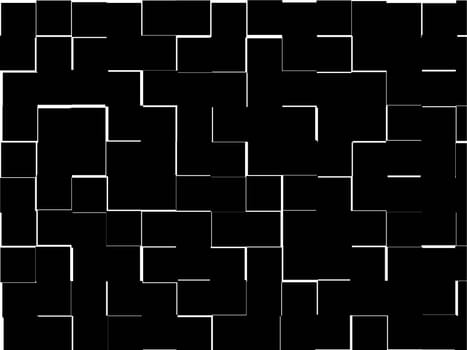 Abstract illustration of white stripes on a black background. Pattern. Background image. Abstract illustration. Place for your text. Template. Poster. Volumetric image.