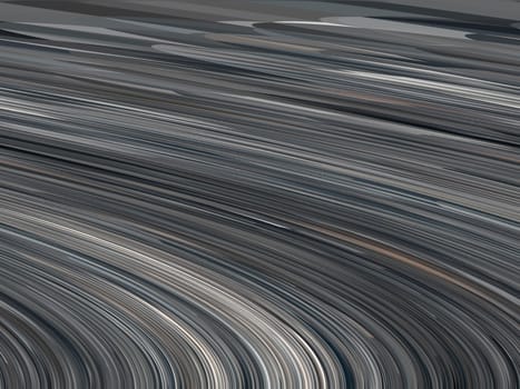 Illustration of an abstract curvature of space in dark colors. Background image. Abstract illustration. Place for your text. Template. Poster. Volumetric image.