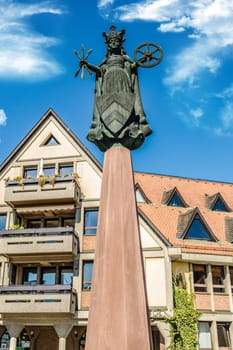 Sculpture from Sankt Ursula in Oberursel Hessen in Germany