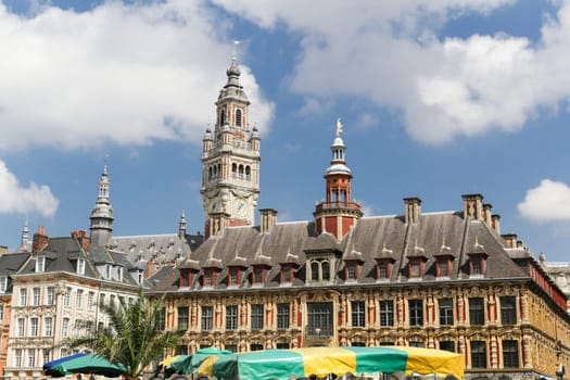 The Grand Place of Lille in France