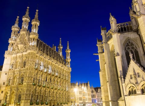 The old city hall building of Leuven, Belgium
