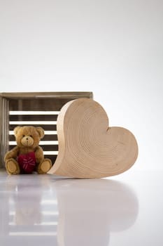 Teddy bear with heart