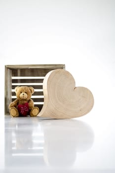 Teddy bear with heart