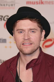 Johannes Oerding,award ceremony of the LEA Award at the Festhalle,Frankfurt/Main,14.04.2015