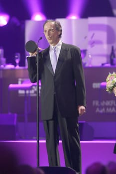David Shiner (co-winner Cirque du Soleil ("Kooza""),awarding the LEA Award at the Festhalle,Frankfurt/Main,14.04.2015"