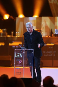 John Giddings (Laudator Lebenswek),award ceremony of the LEA Award in the Festhalle,Frankfurt/Main,14.04.2015