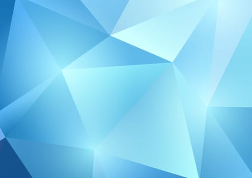 Abstract background with a low poly design
