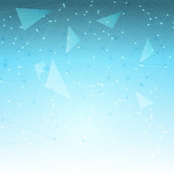 Abstract background with a low poly design
