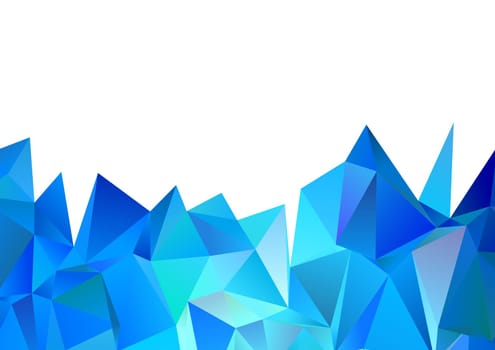 Abstract background with a low poly geometric design