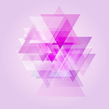 Abstract background with a Scandinavian style low poly design