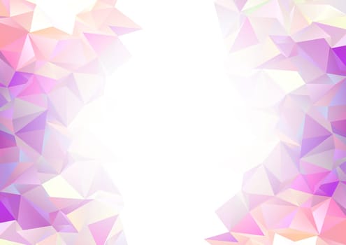 Abstract geometric background with low poly design