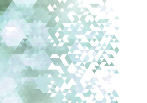 Abstract background with a low poly design