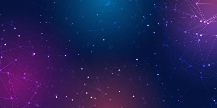 Banner background with a low poly abstract design