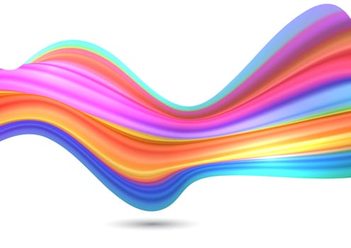 Abstract background with a liquid flowing design