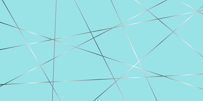 Abtract banner with a silver low poly design