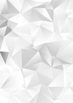 Abstract background with a monochrome low poly design