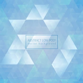 Abstract background with a low poly design.