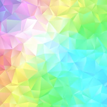 Abstract background with a low poly design