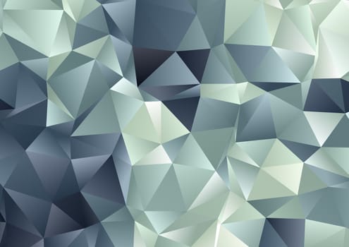 Abstract background with a low poly design
