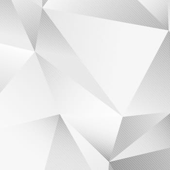 Abstract background with a low poly monochrome design