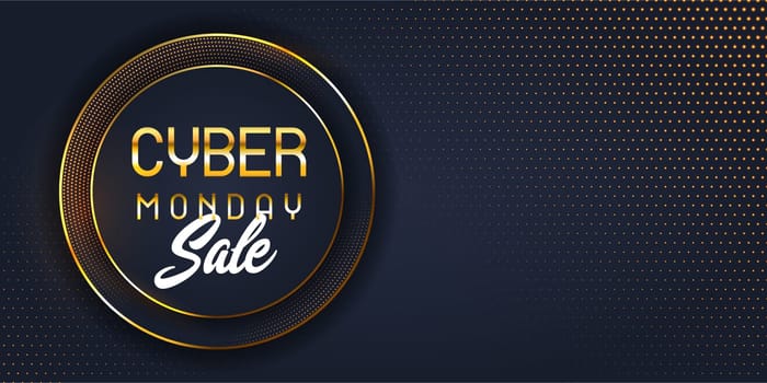 Cyber Monday banner with a modern design