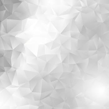 Monochrome background with a low poly design