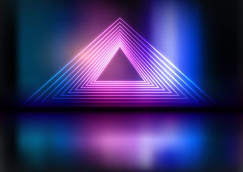 Abstract neon design presentation background