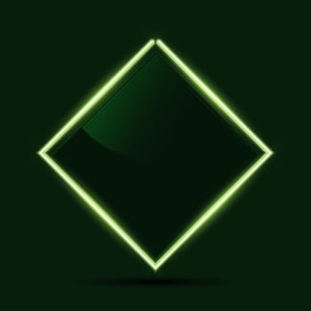 Abstract background with a neon frame