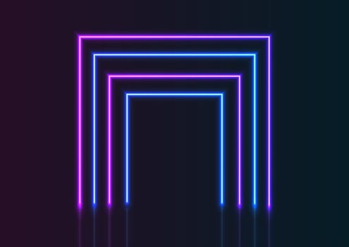 Abstract background with a neon lines design