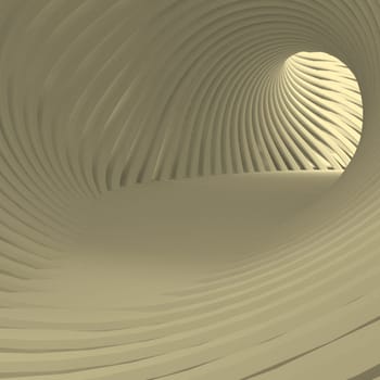 Render of 3D Geometric Abstract Background